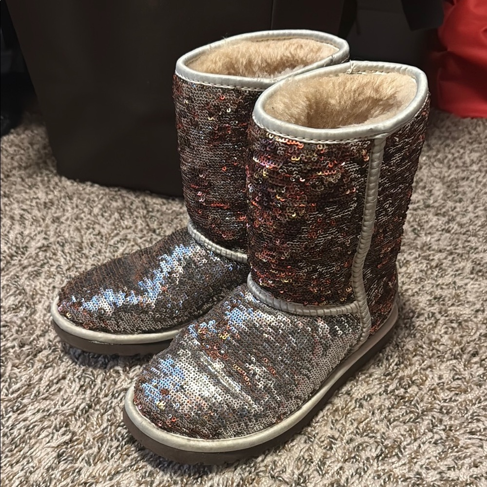 Gold Sequin UGG Boots